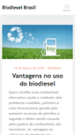 Mobile Screenshot of biodieselbrasil.com.br